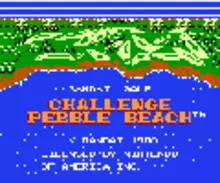 Image n° 1 - screenshots  : Bandai Golf - Challenge Pebble Beach